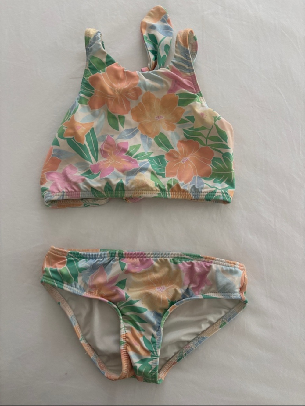 Kids Floral Two-Piece Swim bikini set